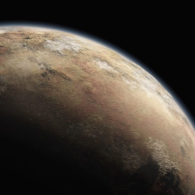 Sonda New Horizons bude zkoumat také řídkou atmosféru Pluta | foto:  NASA,  licence Public Domain,  volné dílo