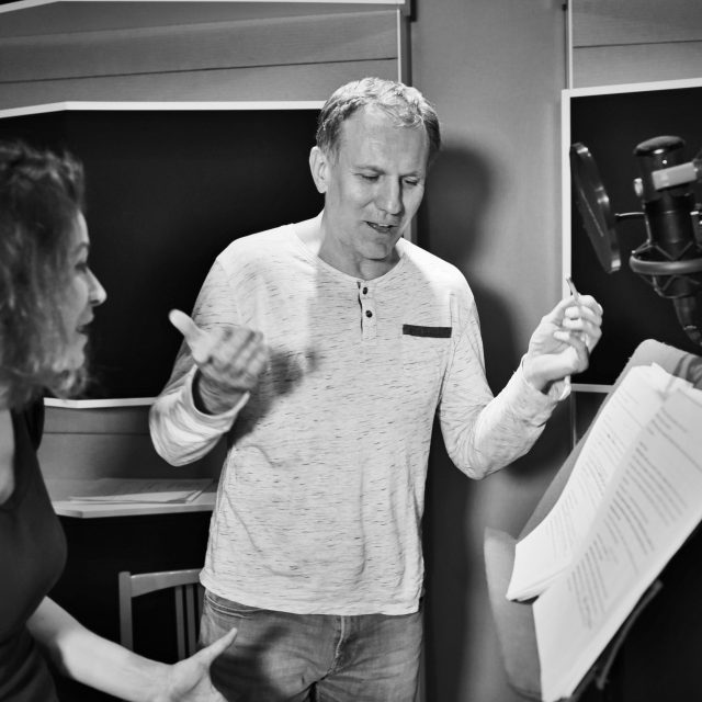 Natáčení hry Virtuoso | foto: Tomáš Vodňanský,  Český rozhlas
