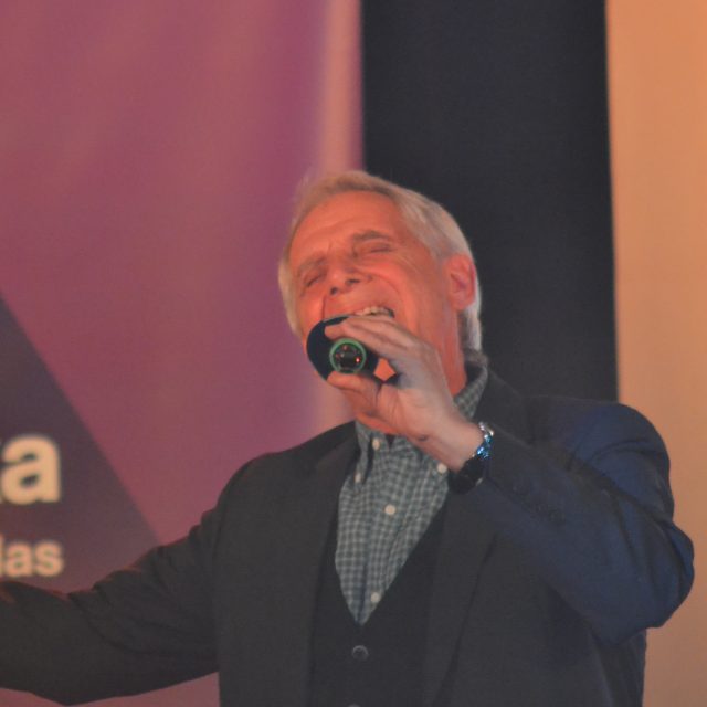 Josef Laufer během večera Legend Nočního proudu 2019 | foto: Tereza Staňková