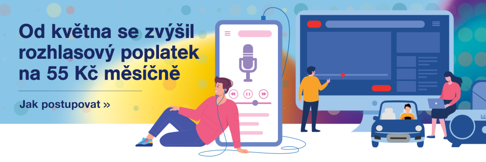 Rozhlasový poplatek od 1. 5. 2025