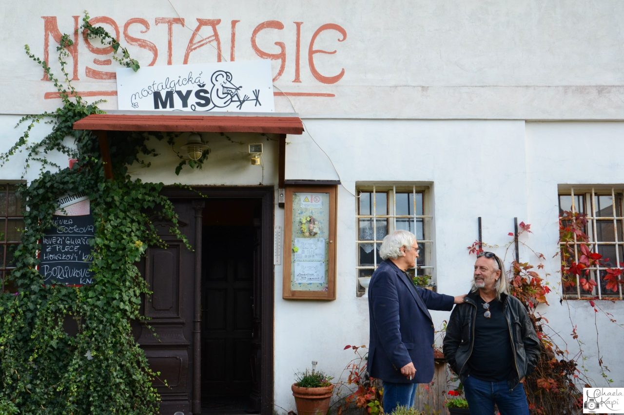 Jiří Melíšek v Nostalgickém muzeu Ondřeje Suchého