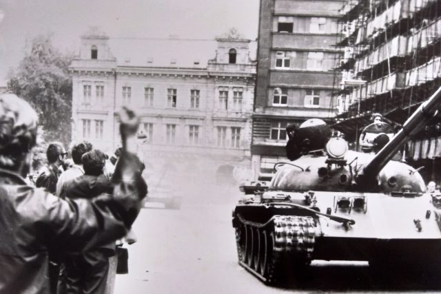 Soubor snímků ze srpna 1968 
