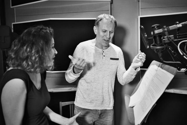 Natáčení hry Virtuoso | foto: Tomáš Vodňanský,  Český rozhlas