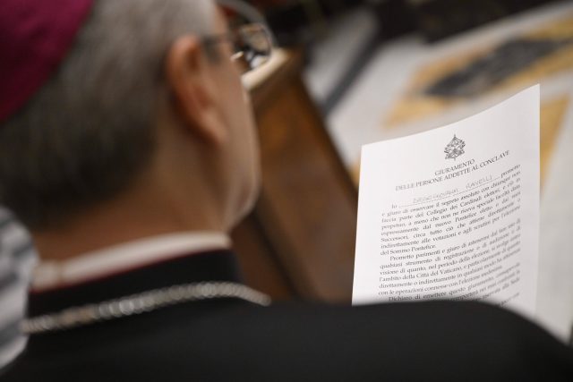Přípravy na konkláve | foto:  Vatican Media,  ČTK / imago stock&people