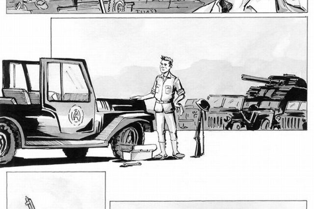 Nová komiksová kniha přinese tucet příběhů,  jež pomohou sestavit mozaiku dnů nejen z jara 1945 | foto: Fakulta designu a umění Ladislava Sutnara / Západočeská univerzita v Plzni